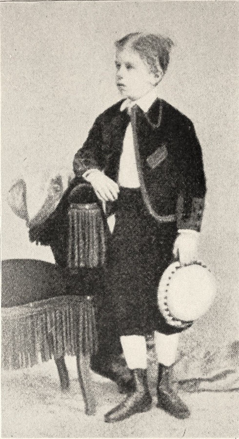 Theodore Roosevelt as a child (about age 7), photographed in 1865